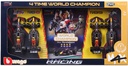 Bburago F1  Verstappen #1 Four World Championships 2021, 22, 23, 24 - 4 Piece Gift Set 1:43 Scale