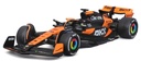 Bburago F1 McLaren MCL 38 #81 WB Oscar Piastri without Helmet 1:43 Scale Diecast Model 2024 F-1 
