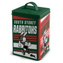 NRL South Sydney Rabbitohs Retro Mascot Cookie Tin
