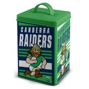 NRL Canberra Raiders Retro Mascot Cookie Tin