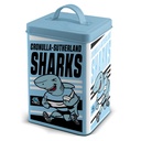 NRL Cronulla-Sutherland Sharks Retro Mascot Cookie Tin