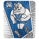NRL Canterbury-Bankstown Bulldogs Coral Fleece Throw