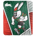 NRL South Sydney Rabbitohs Coral Fleece Throw
