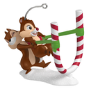 Disney Chip and Dale: Candy Cane Catapult - 2025 Hallmark Keepsake Christmas Ornament
