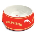 NRL Dolphins 710ml Pet Bowl