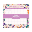 2026 17-Month Magnetic Monthly Pad (August 2025 to December 2026) Catching Colours - Orange Circle Studio