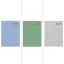 2026 Diary A6 Day-To-A-Page (DTP) Soho Assorted Colours - Cumberland