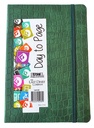 2026 Diary A5 Day-To-A-Page (DTP) Croc Bound Green - The Last Diary Company