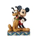 Jim Shore Disney Traditions: Mickey Mouse & Pluto "Best Pals" Figurine 10.8cm (#4048656)