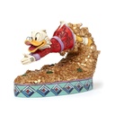 Jim Shore Disney Traditions: Scrooge McDuck Diving Into Money Figurine 20.3cm (#4046055)