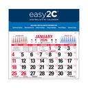 2026 Easy2C Magnetic Calendar