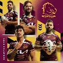 Paper Pocket NRL Brisbane Broncos 2026 Calendar
