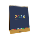2026 Diary/Desktop Calendar Month-To-View (MTV) Wiro Bound Edge Mira - Collins Debden