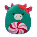 Ruben the Peppermint Cow 7.5 Inch Squishmallows Christmas 2025 Assortment A