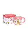 Cottage Grove Pink House Mug
