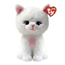 Ty Beanie Boos: Amelia the White Cat Plush (Regular Size)