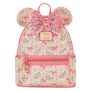 Disney - Minnie Mouse Floral All-Over Print Mini Backpack - Loungefly