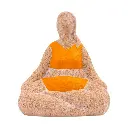 Billie Bathing Terracotta Statue Orange