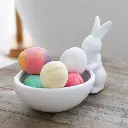 Easter Ceramic Bunny & Egg Bowl