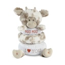 DEMDACO Baby Stackable Plush Cow 23cm