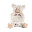 DEMDACO Baby Stackable Plush Pig 23cm