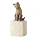 Willow Tree By Susan Lordi - Love my Cat dark (Always with me, full of personality!)