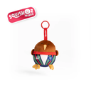 NRL New Zealand Warriors SquishOz Mascot - Kiwio the Kiwi Minee Clip