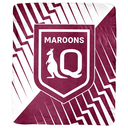 State of Origin QLD Maroons Coral Fleece Throw Rug