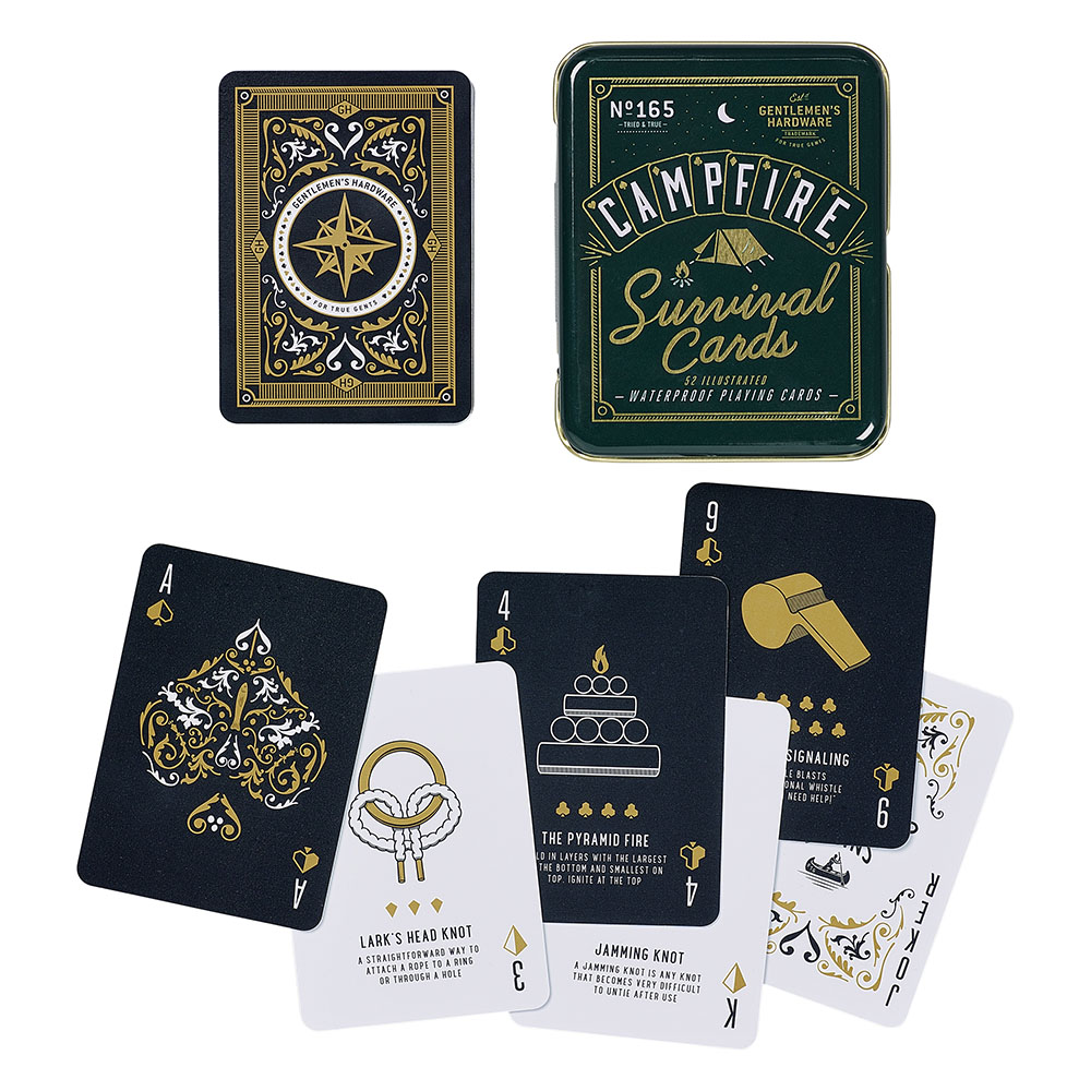 [GEN165] Campfire Survival Cards - Gentlemen's Hardware