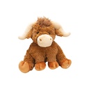 Jomanda Large Horned Cow Plush Brown