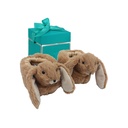 Jomanda Bunny Baby Slippers Brown