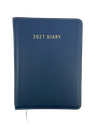 2027 Diary A5 Day-To-A-Page (DTP) Spiral Stormy Blue