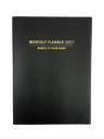 2027 Diary Planner A4 Month-To-View (MTV) Black 