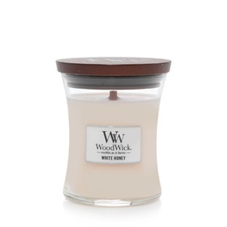 [WW92026] White Honey Medium - WoodWick Candle