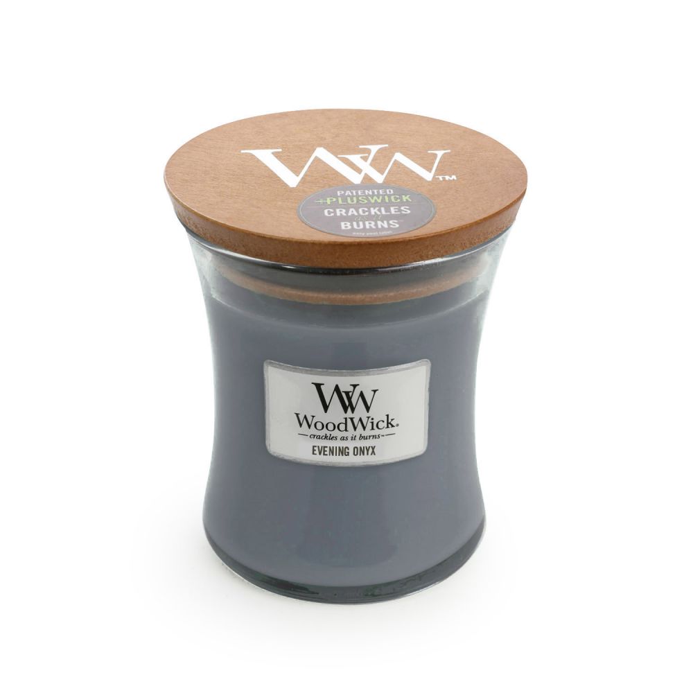 [WW92050] Evening Onyx Medium - WoodWick Candle