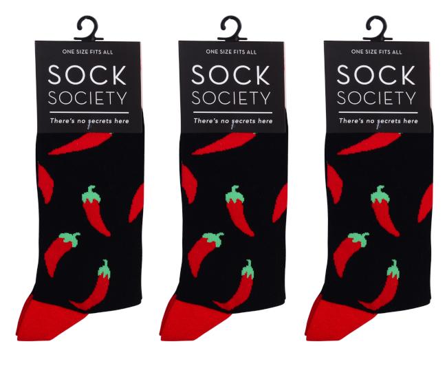 [86556] Sock Society - Hot Chilli