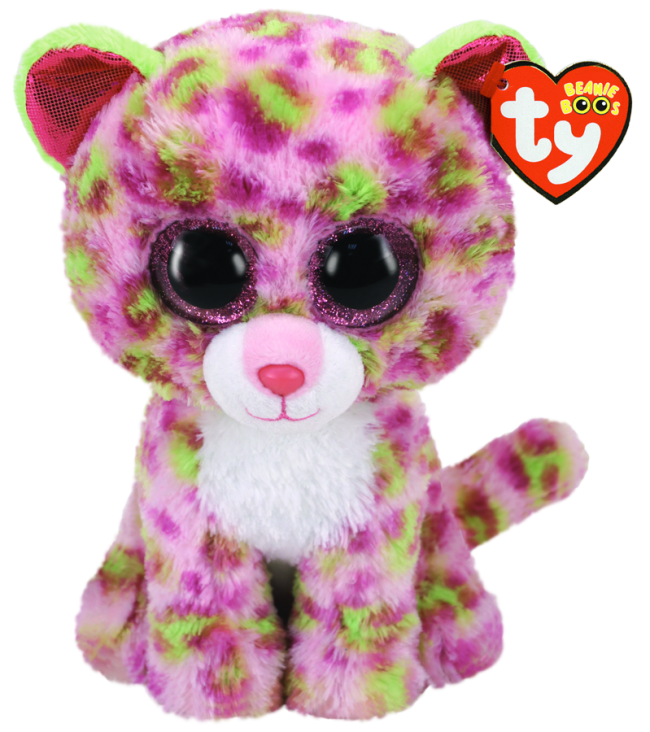 [TY36312] Lainey the Pink Leopard -  Ty Beanie Boos Regular