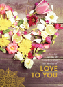 Love To You Inspirational Card - Affirmations