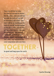 [A87] Together Inspirational Card - Affirmations