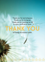 Thank You Inspirational Card - Affirmations