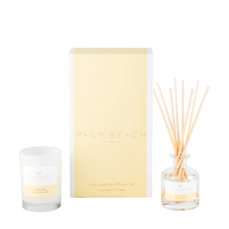 [GPMCDCL] Mini Candle &amp; Diffuser Pack - Coconut &amp; Lime - Palm Beach Collection