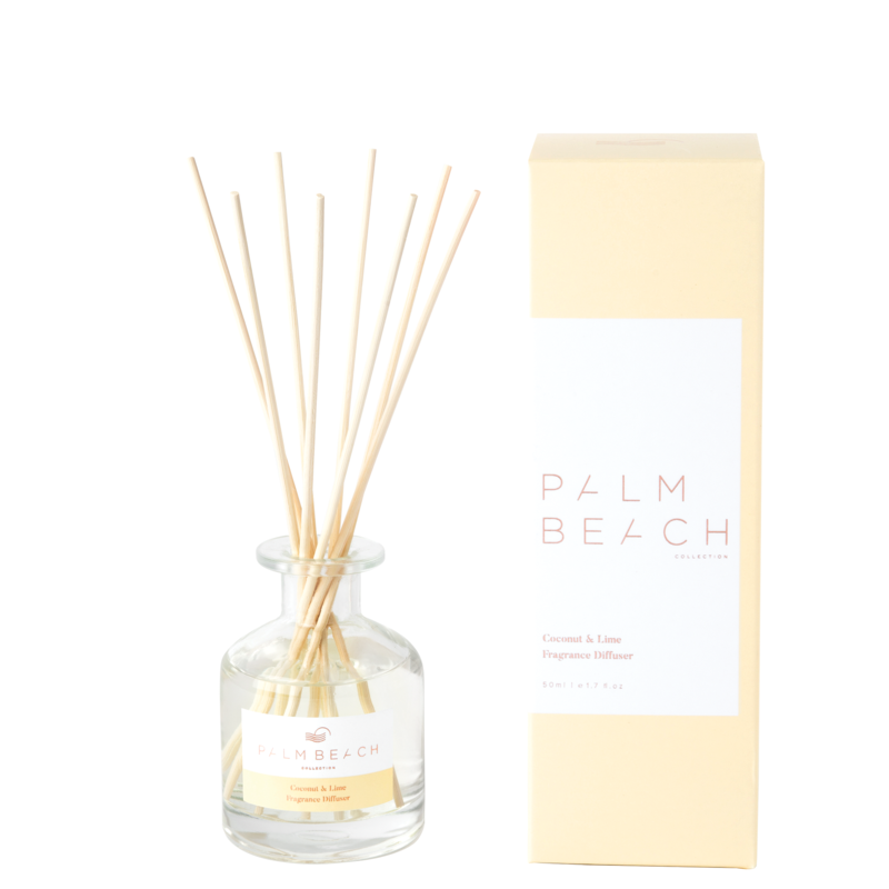 [MINIDIFFCL] Mini Reed Diffuser - Coconut &amp; Lime - Palm Beach Collection