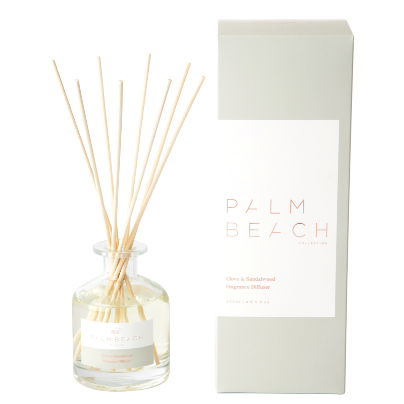 [RDXCSW] Reed Diffuser - Clove &amp; Sandalwood - Palm Beach Collection